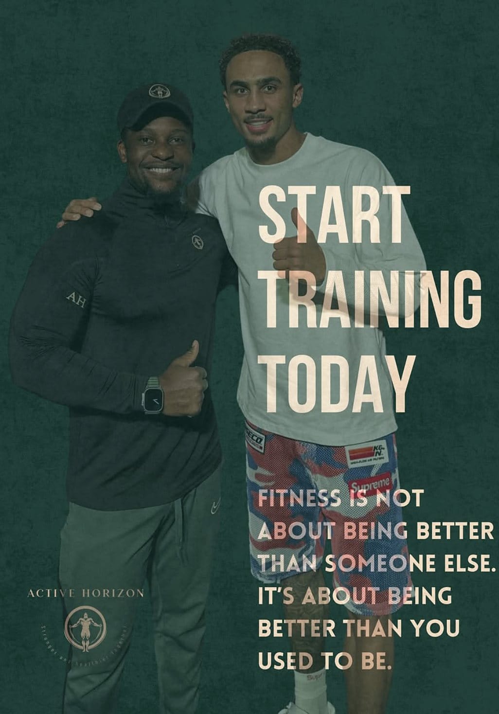 Coach Batsie with a client: Start training today